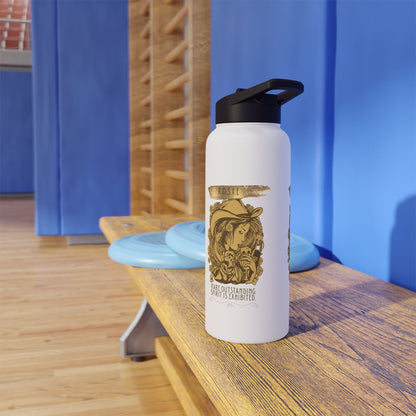 Personalized Initial Quote Golden Girl Stainless Steel Water Bottle