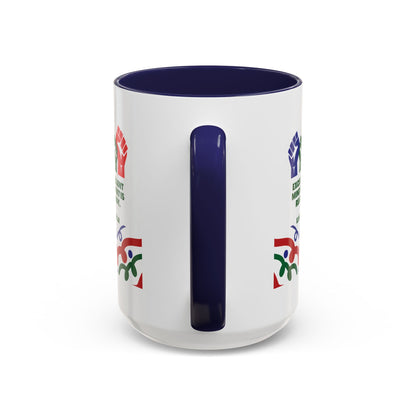 Personalized Initial Victory Accent Coffee Mug