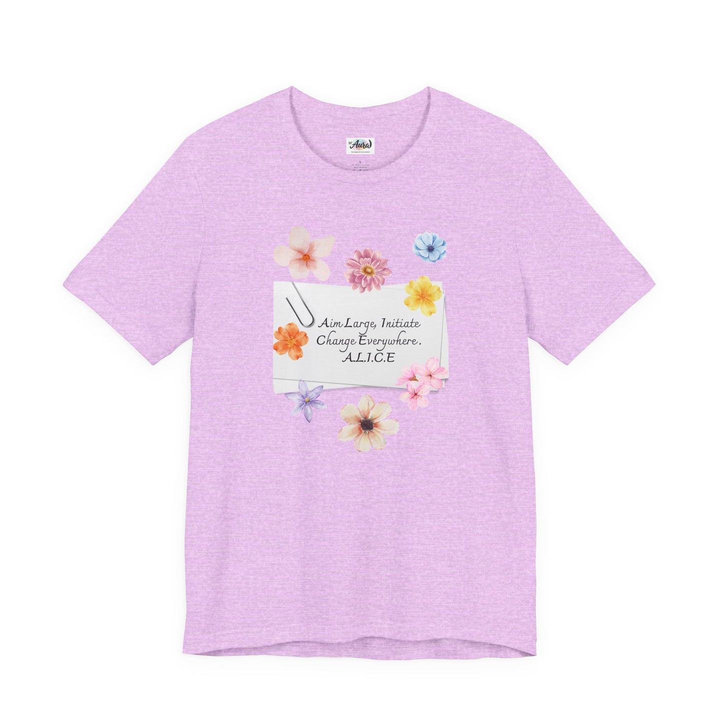 Personalized Floral Note Tee