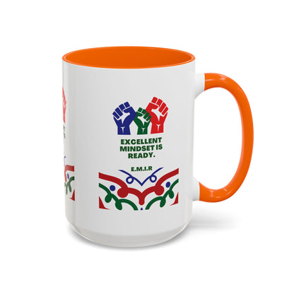 Personalized Initial Victory Accent Coffee Mug