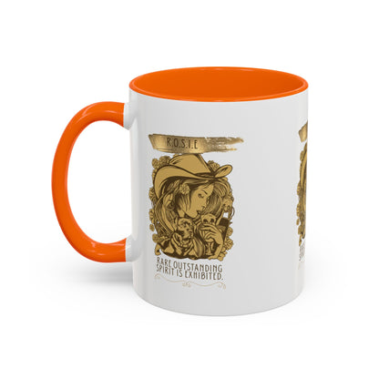 Personalized Golden Girl Accent Coffee Mug