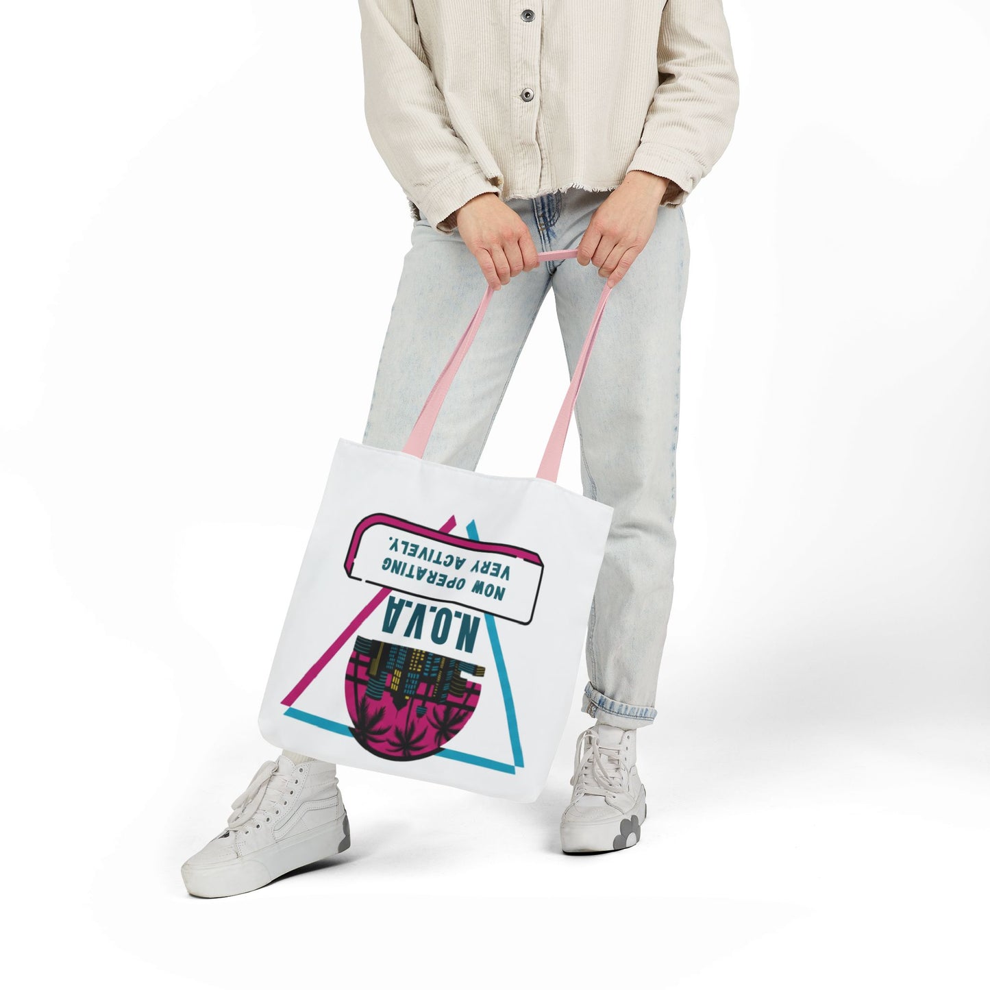 Personalized Initial Quote Building View Canvas Tote Custom Name