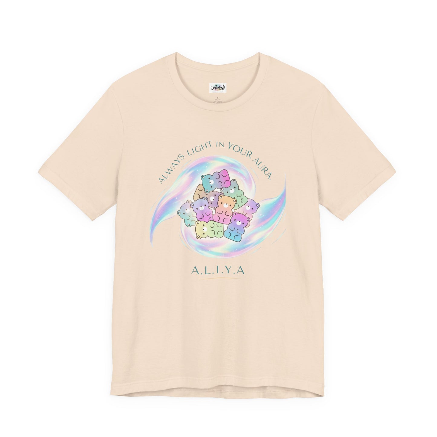 Personalized Pastel Teddy Heart Tee