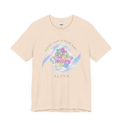 Personalized Pastel Teddy Heart Tee