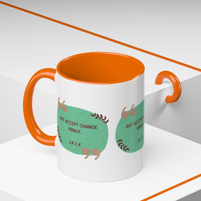 Personalized Note Box Accent Coffee Mug