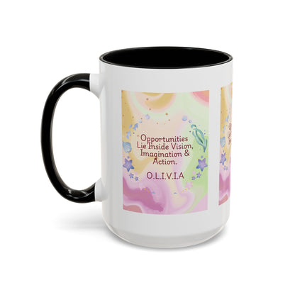 Personalized Ocean Theme Accent Coffee Mug