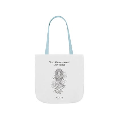 Personalized Initial Quote Girl Lion Canvas Tote Custom Name