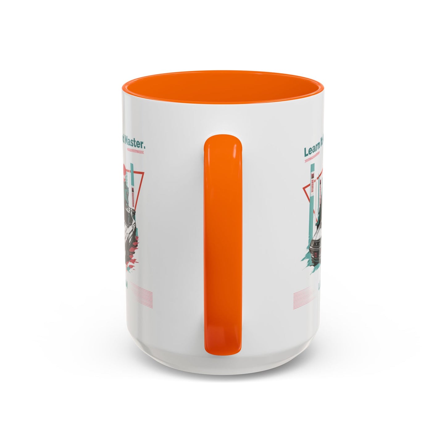Personalized Retro Racing Accent Coffee Mug