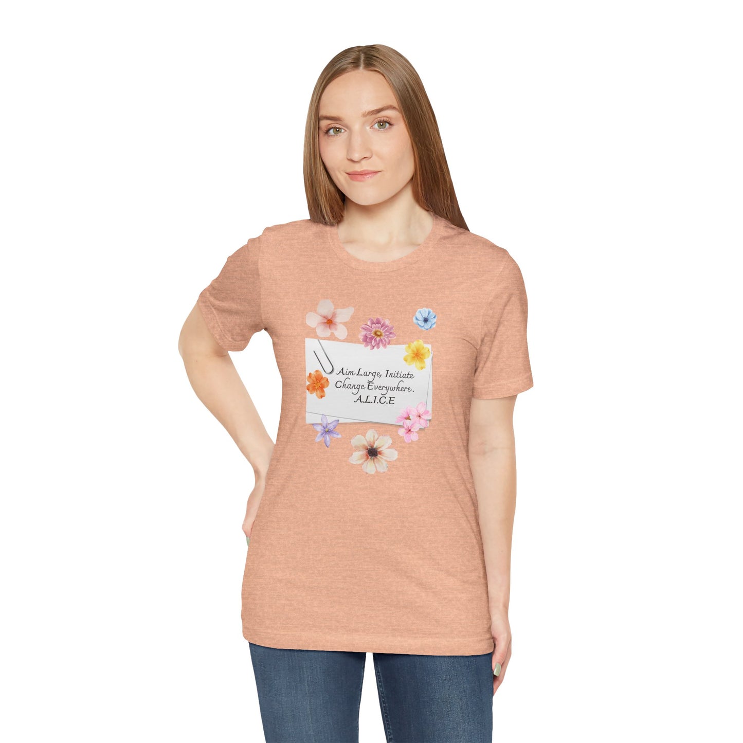 Personalized Floral Note Tee
