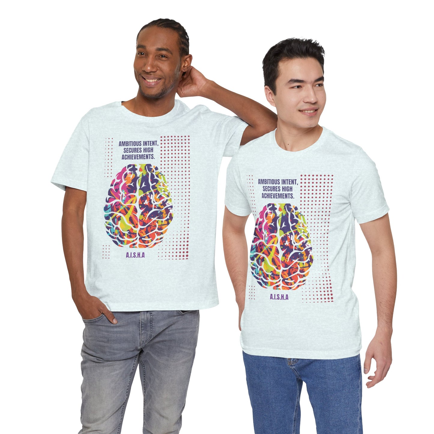 Personalized Motivational Brain Graphic Tee