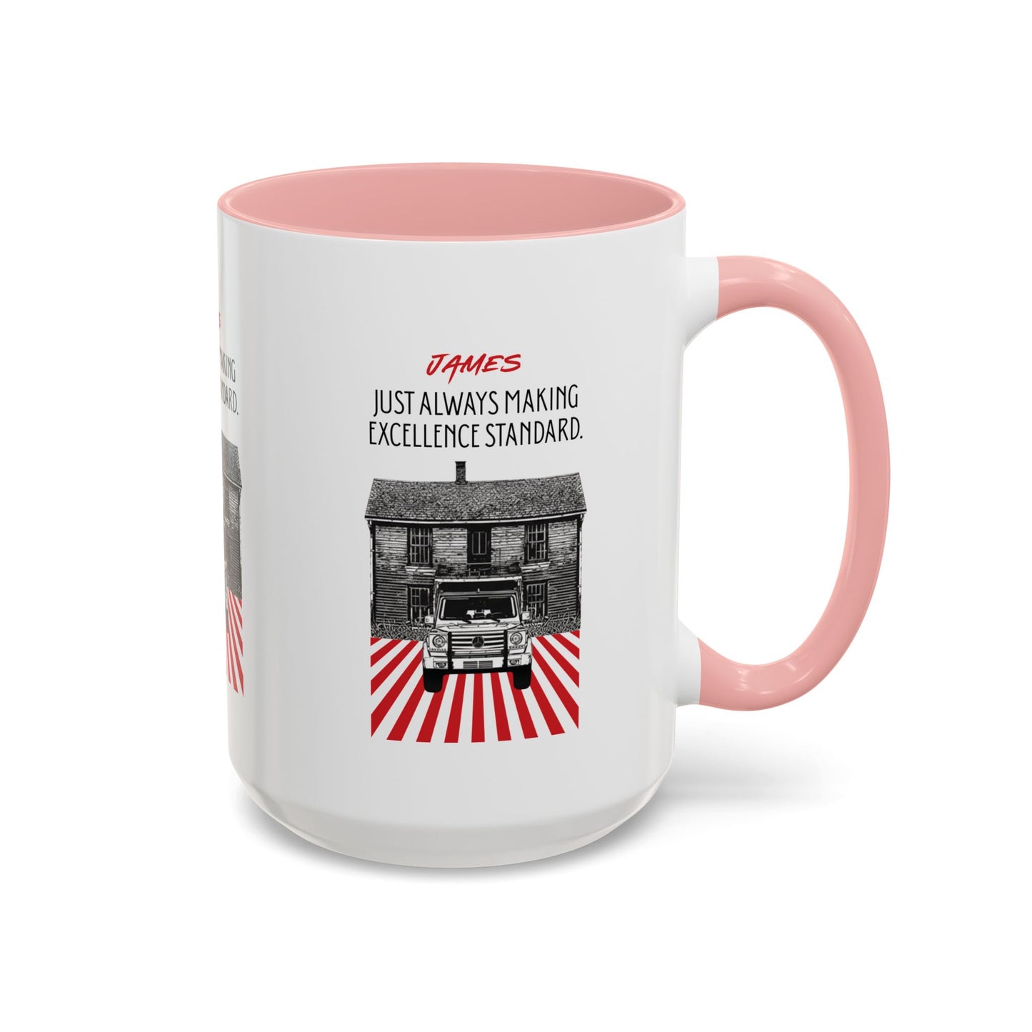 Personalized Vintage Car Accent Coffee Mug