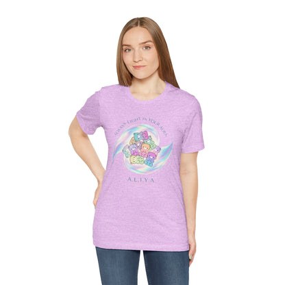 Personalized Pastel Teddy Heart Tee