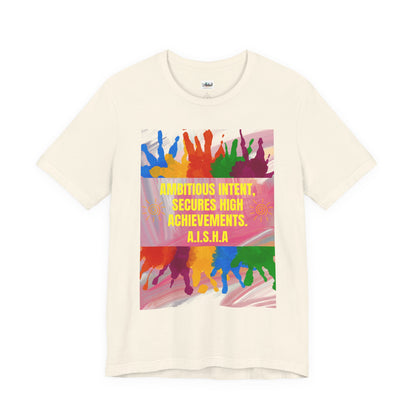 Personalized Colorful Motivational Graphic Tee