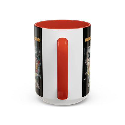 Personalized Initial Khan Accent Coffee Mug