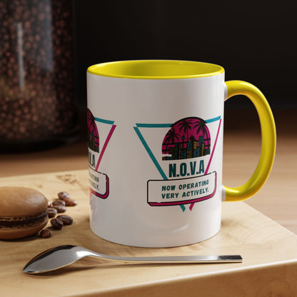 Personalized Building View Accent Coffee Mug