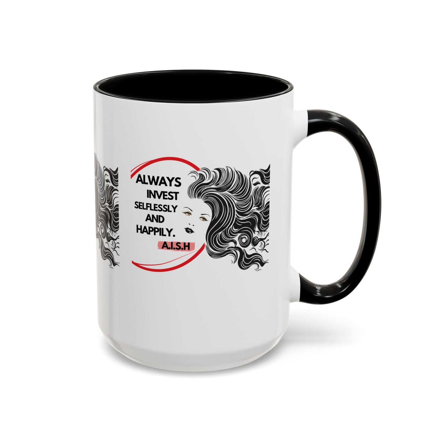 Personalized Inspirational Girl Accent Coffee Mug
