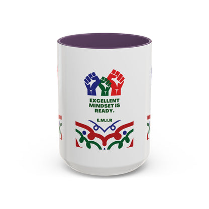 Personalized Initial Victory Accent Coffee Mug