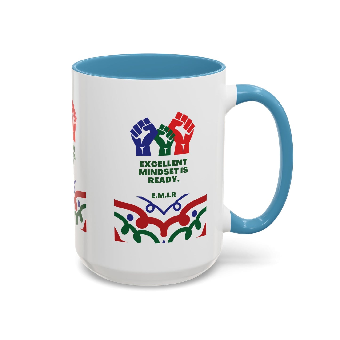 Personalized Initial Victory Accent Coffee Mug