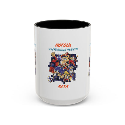 Personalized Victory Cartoon Accent Coffee Mug