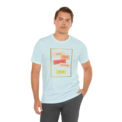 Personalized Colourful Pastel Notes Graphic Tee