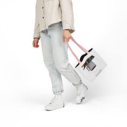 Personalized Initial Quote Sunglasses and Coffee Canvas Tote Custom Name