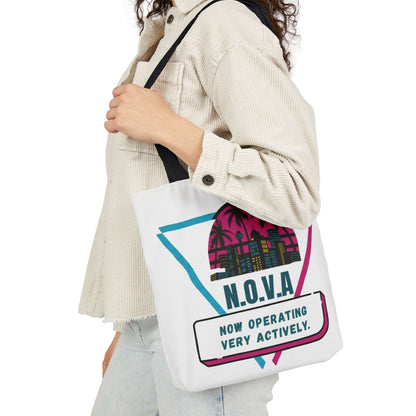 Personalized Initial Quote Building View Canvas Tote Custom Name