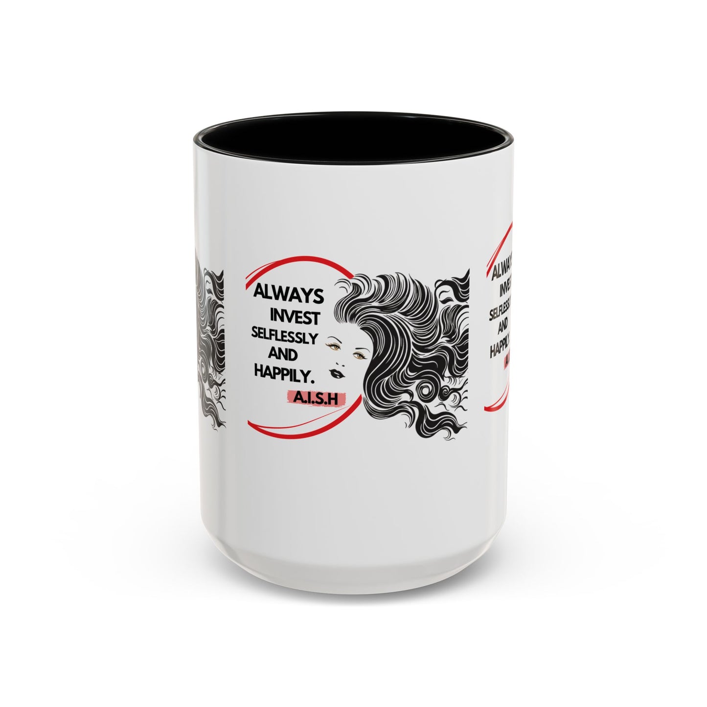 Personalized Inspirational Girl Accent Coffee Mug
