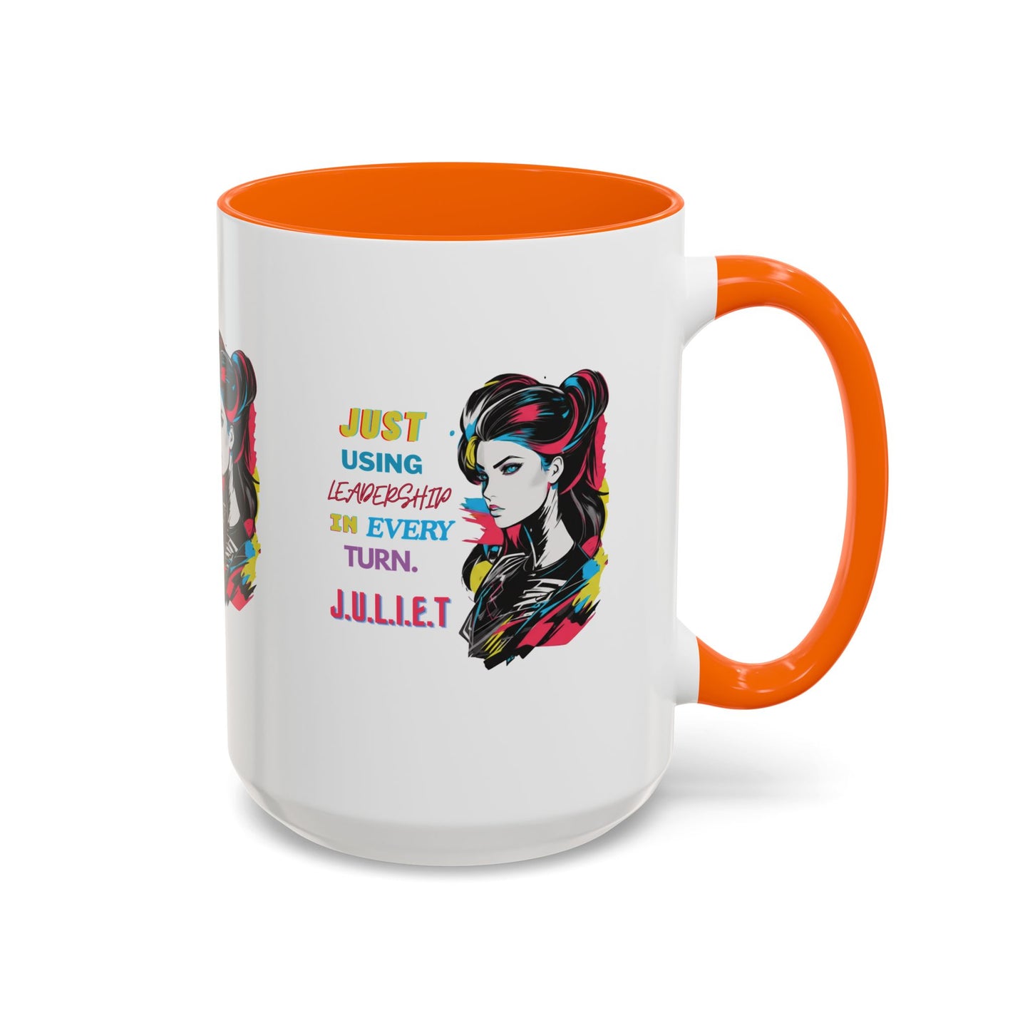 Personalized Vintage Girl Accent Coffee Mug