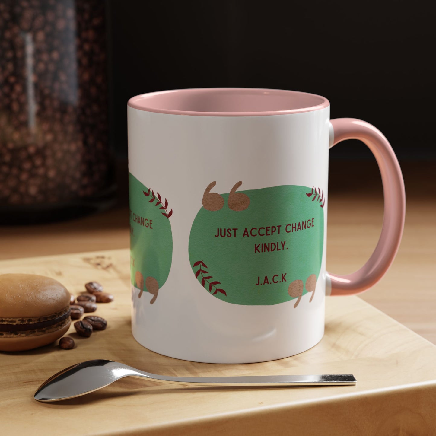 Personalized Note Box Accent Coffee Mug