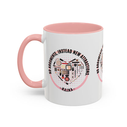 Personalized Cosmetic Heart Accent Coffee Mug