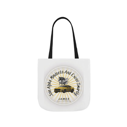 Personalized Initial Quote Horse Car Canvas Tote Custom Name