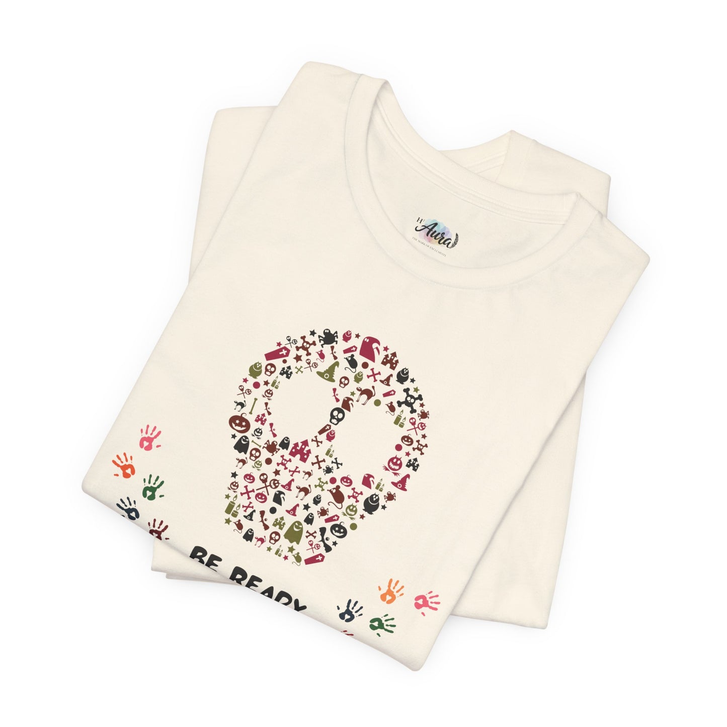 Personalized Peace Floral  and Skull Tee