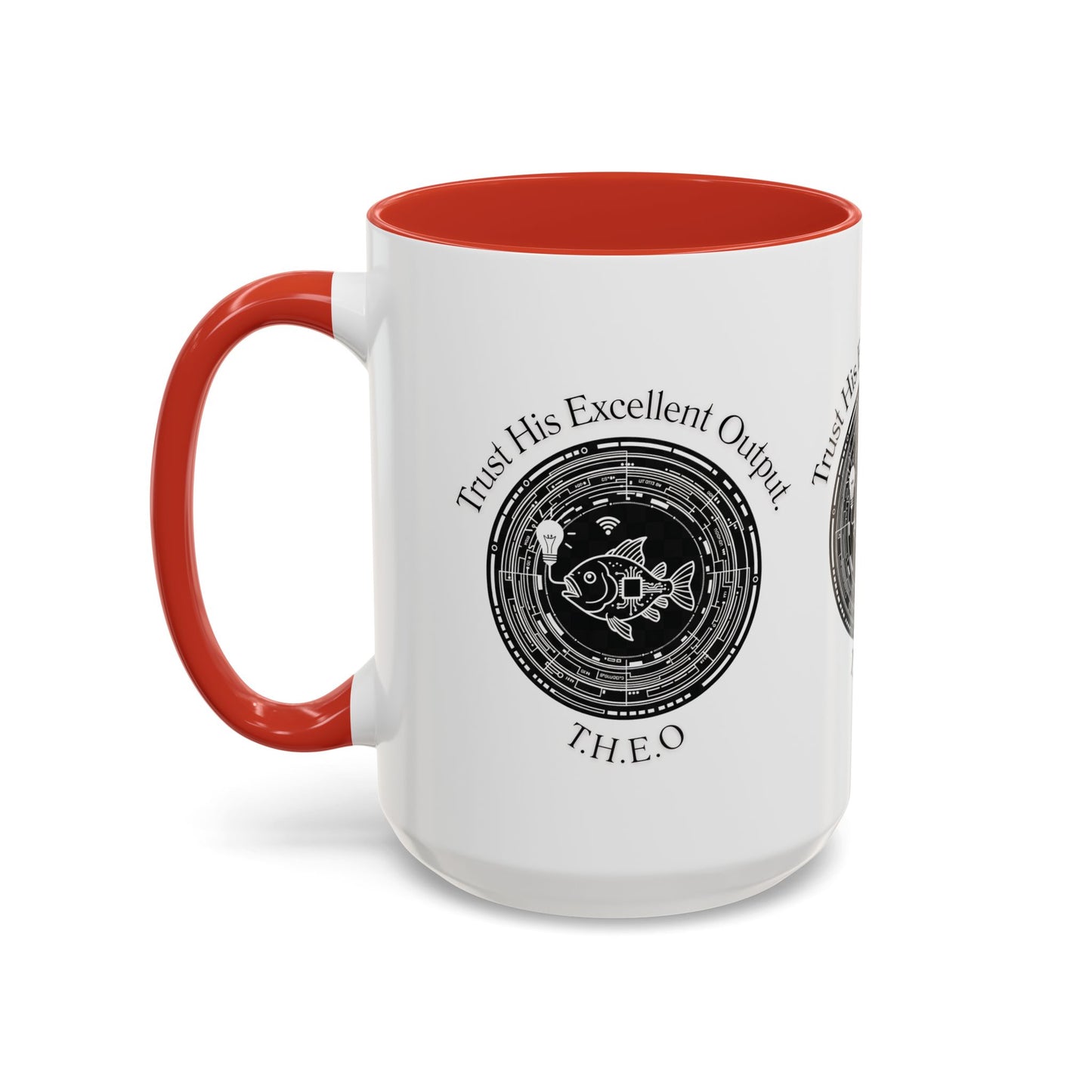 Personalized Spiritual Fish Accent Coffee Mug