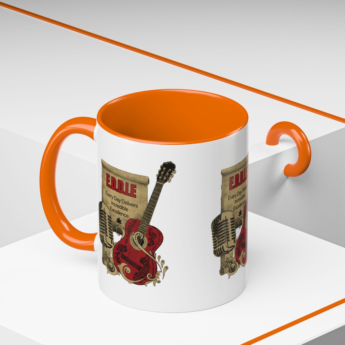 Personalized Guitar Accent Coffee Mug