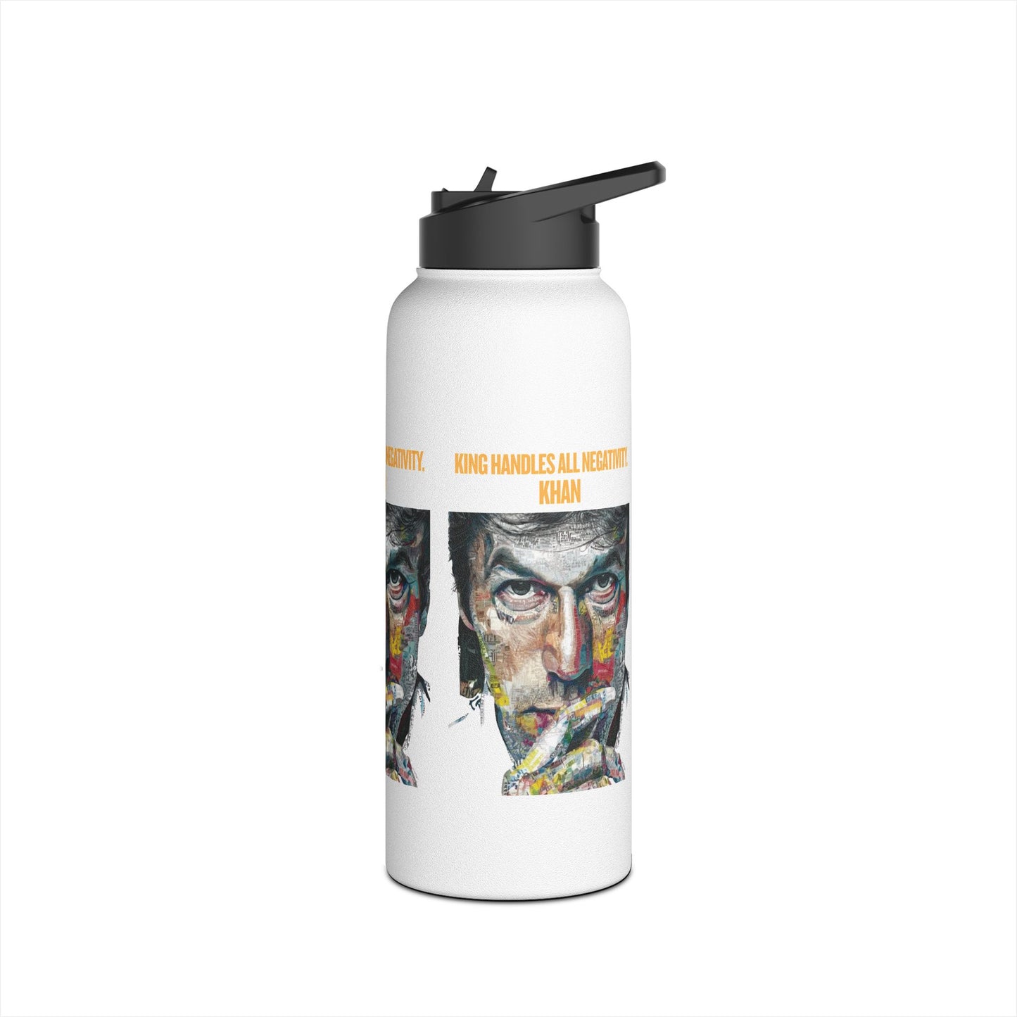 Personalized Initial Quote Khan Stainless Steel Water Bottle