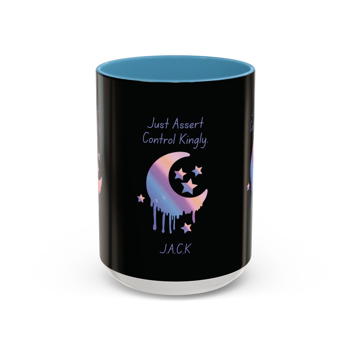 Personalized Moon Dripping Accent Coffee Mug
