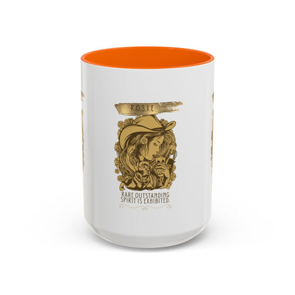 Personalized Golden Girl Accent Coffee Mug