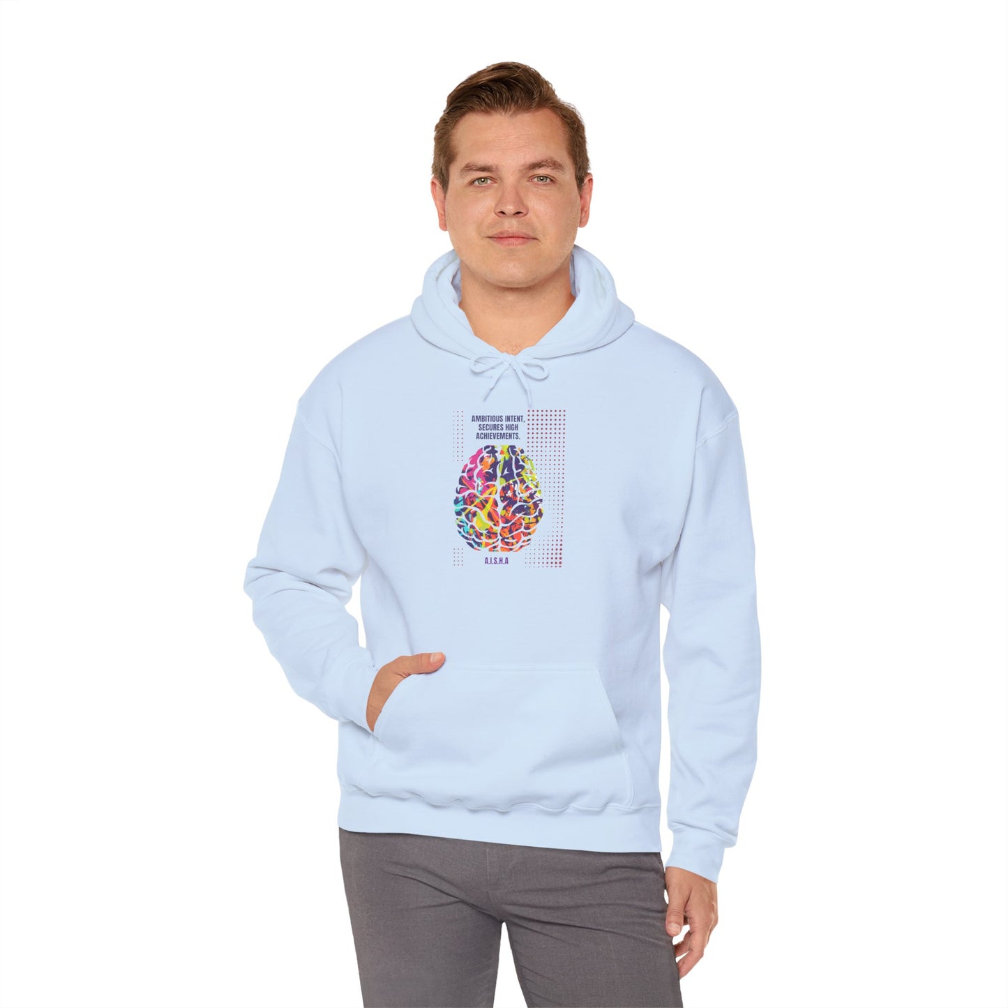 Personalized Brain Graphic Hooded Sweatshirt