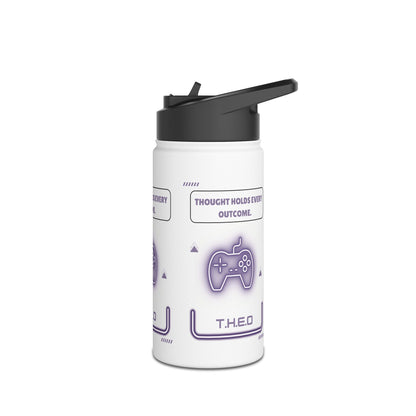 Personalized Initial Quote Controller Stainless Steel Water Bottle