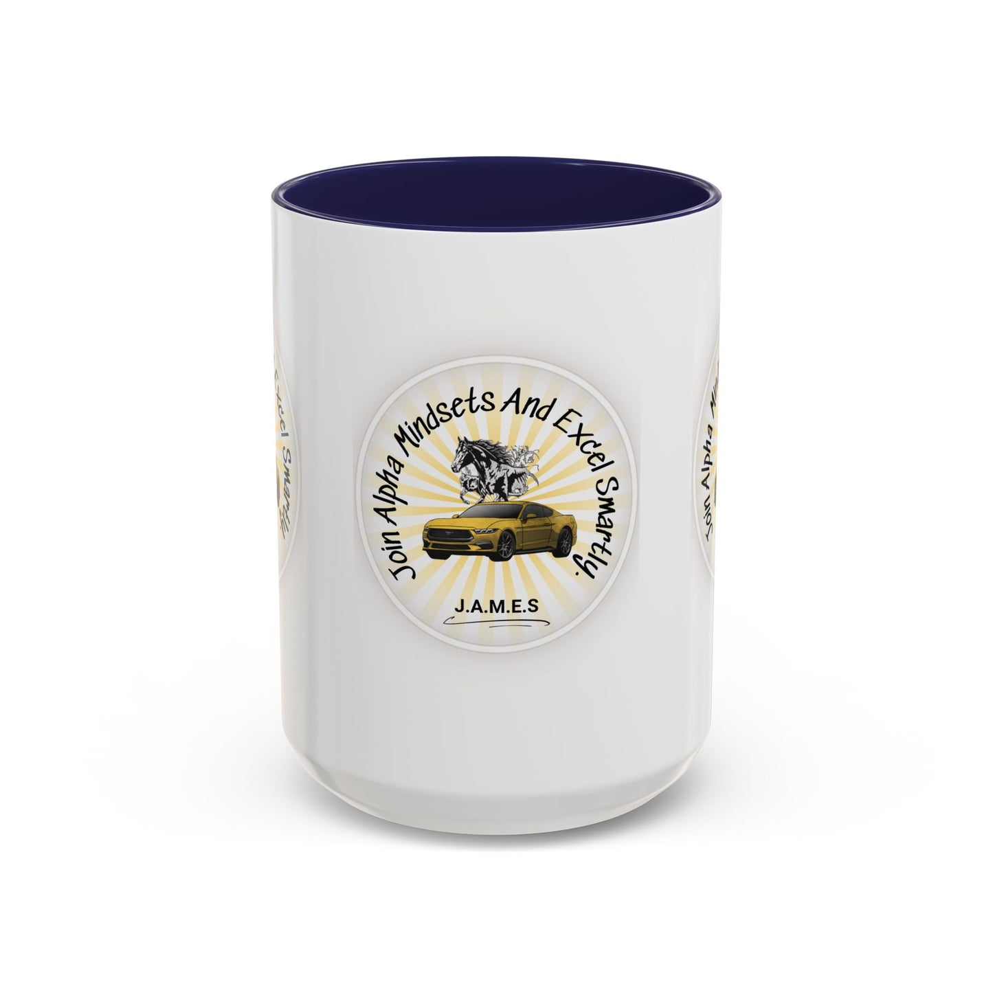 Personalized Car with Horse Accent Coffee Mug