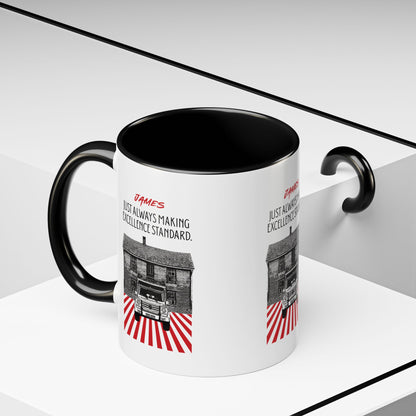 Personalized Vintage Car Accent Coffee Mug