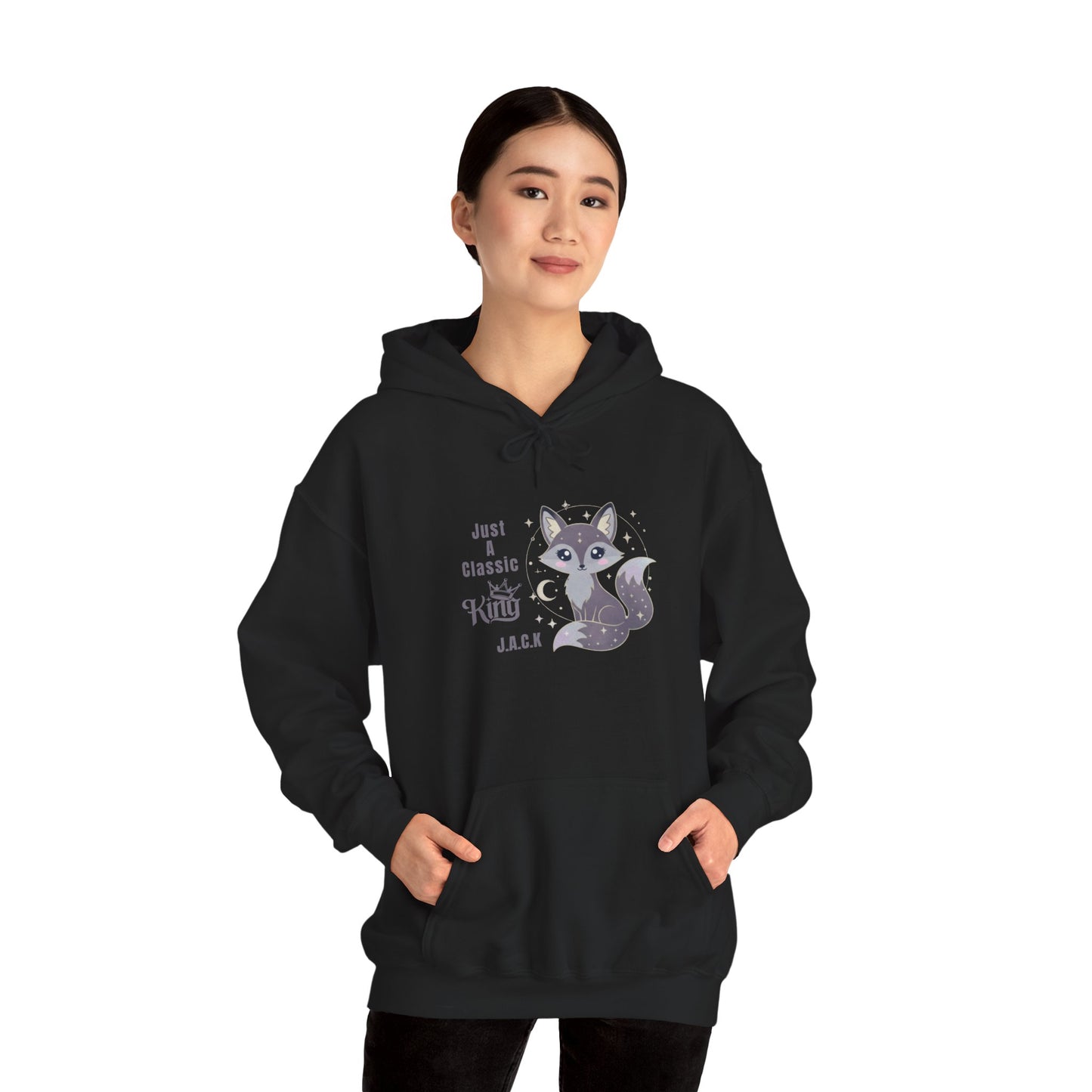 Personalized Fox King Hooded Sweatshirt