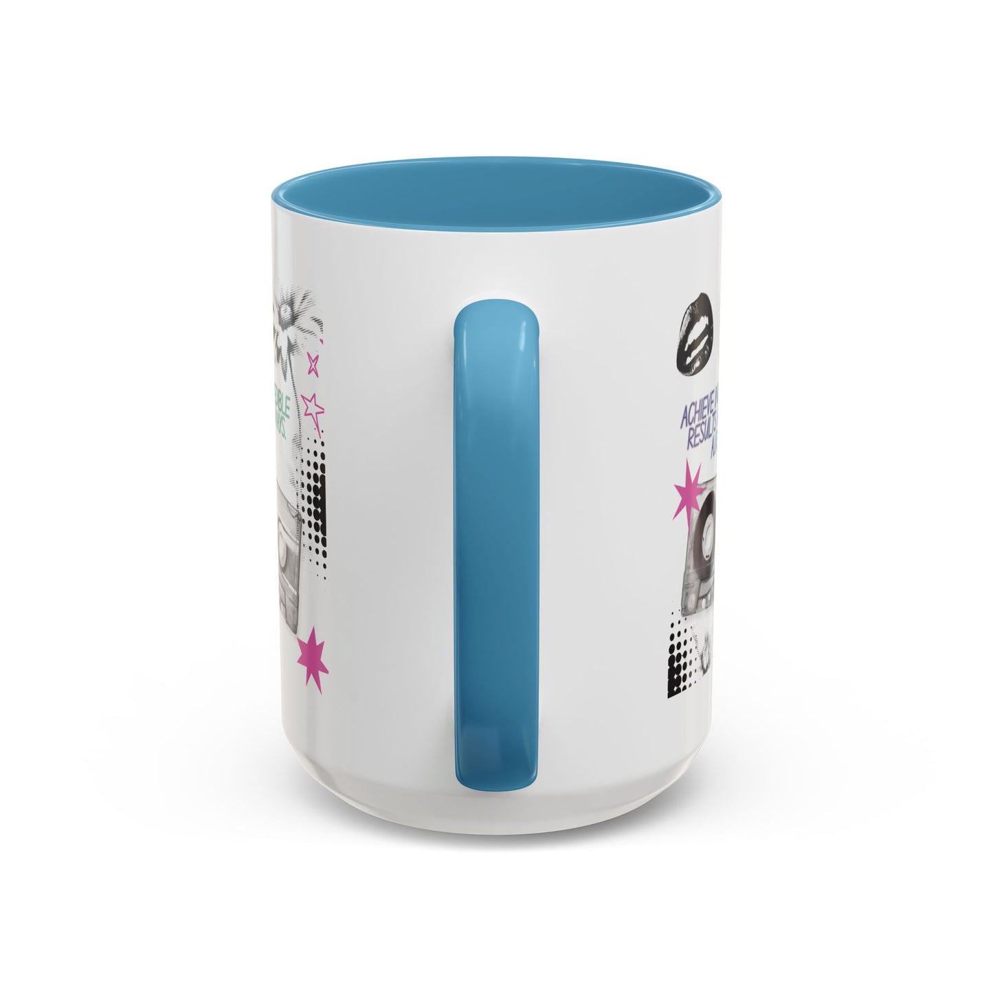 Personalized Cassette Vibes Accent Coffee Mug