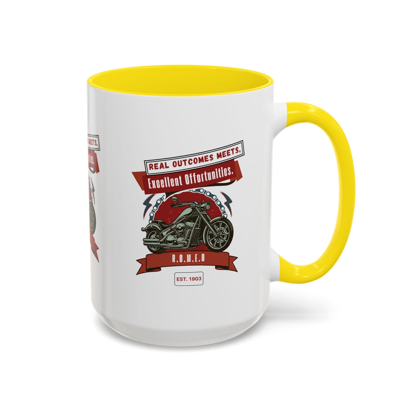 Personalized Motorcycle Accent Coffee Mug