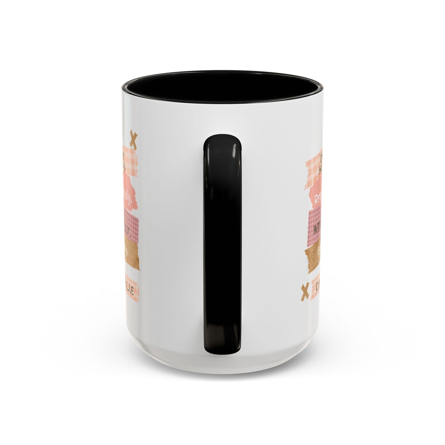 Personalized Message Pieces Accent Coffee Mug