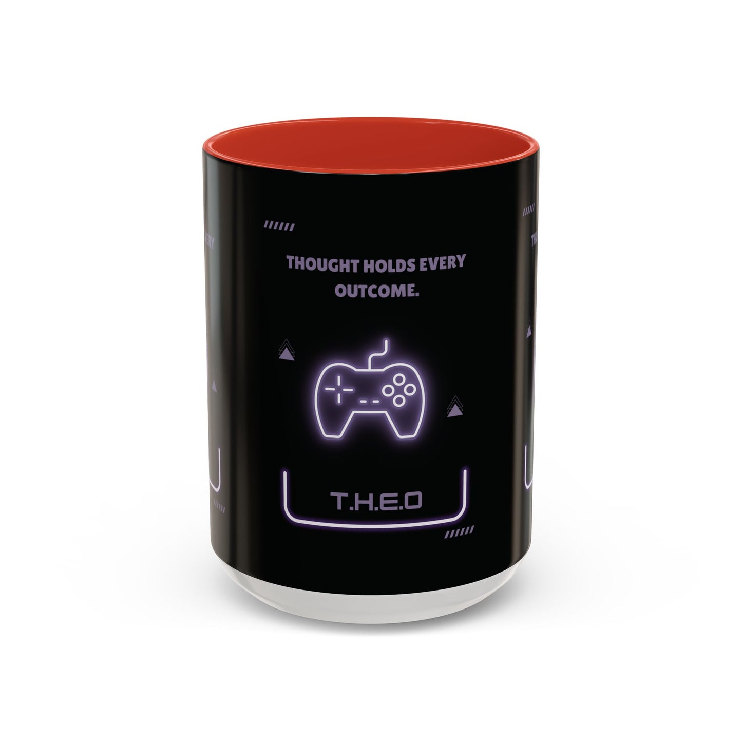 Personalized Initial Game Controller Accent Coffee Mug