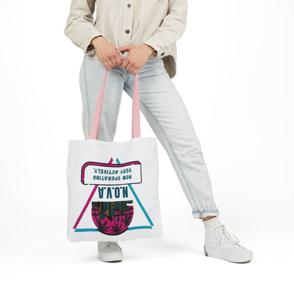 Personalized Initial Quote Building View Canvas Tote Custom Name