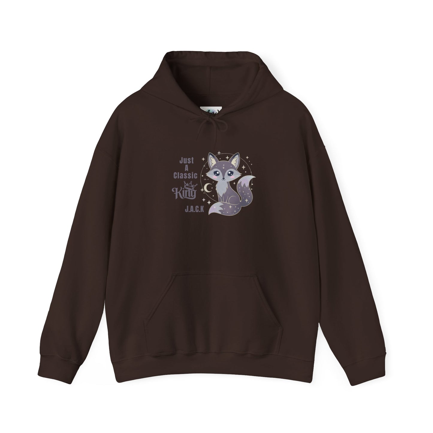 Personalized Fox King Hooded Sweatshirt