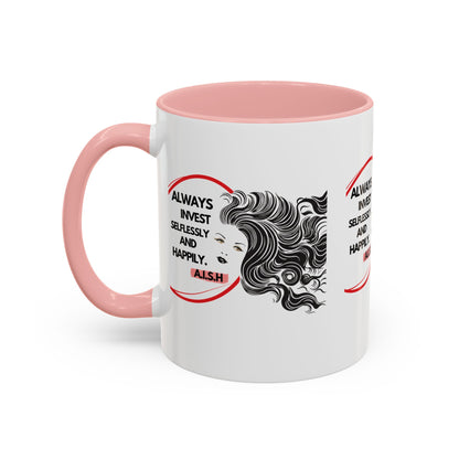 Personalized Inspirational Girl Accent Coffee Mug