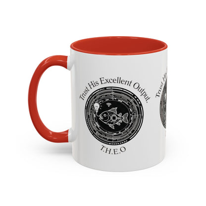 Personalized Spiritual Fish Accent Coffee Mug